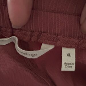 Soft Surroundings Women's Wide Leg Pants - Rust